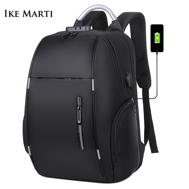 남자 배낭 안티-도난 22L USB 충전 여행 배낭 15.6 인치 노트북 배낭 남성 방수 야외 스포츠 학교 가방
